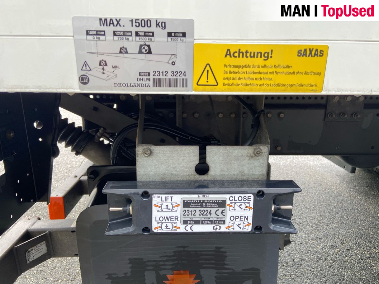 Kasti veoauto MAN TGL 12.250 4x2 BL CH "Box / Lift": pilt 15