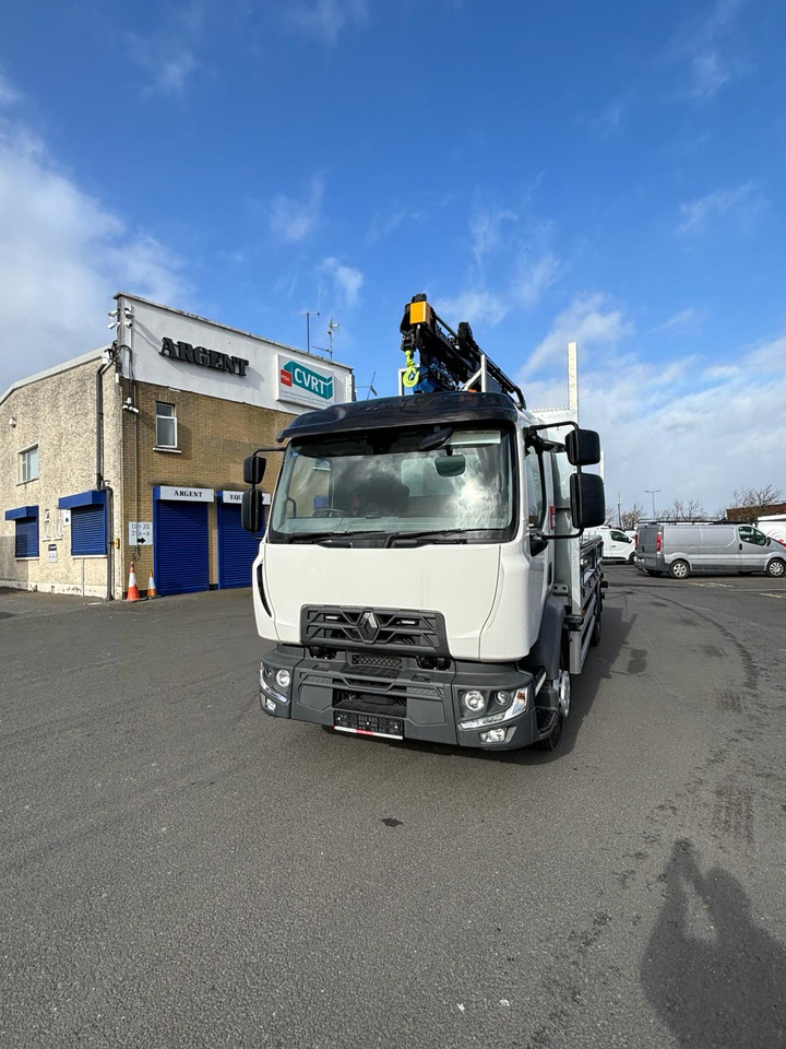 Renault Trucks D 14 Flatbed drop side poling truck - Madelveok/ Platvormveok, Kraanaga veoauto: pilt 2 Renault Trucks D 14 Flatbed drop side poling truck - Madelveok/ Platvormveok, Kraanaga veoauto: pilt 2