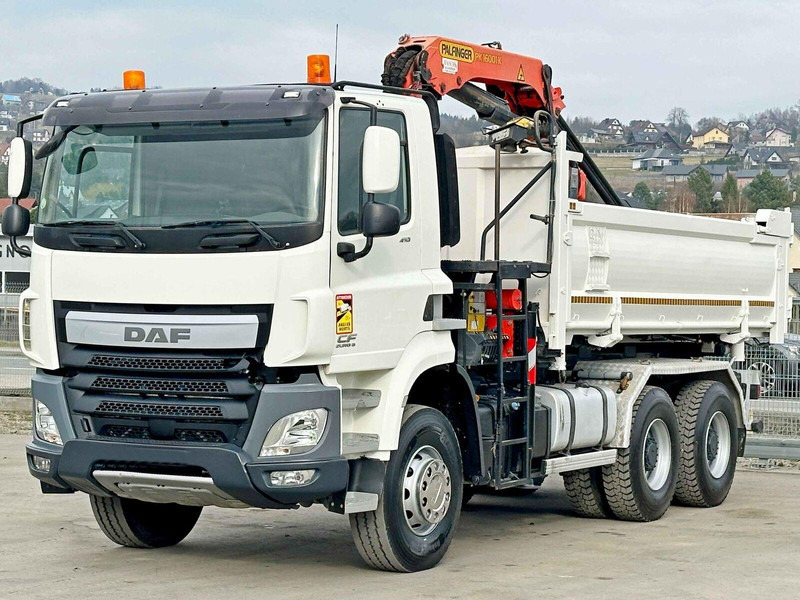 DAF CF 410 * Kipper 4,90 m + PK 16001 - K B * 6x4 - Kallurauto, Kraanaga veoauto: pilt 5 DAF CF 410 * Kipper 4,90 m + PK 16001 - K B * 6x4 - Kallurauto, Kraanaga veoauto: pilt 5
