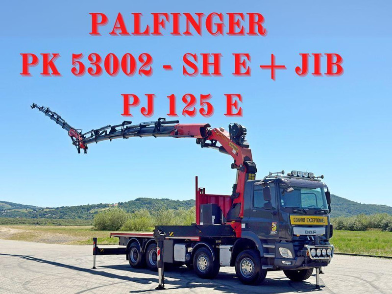 DAF CF 410 * PK 53002 - SH E/JIB PJ 125 E + FUNK*8x4 - Madelveok/ Platvormveok, Kraanaga veoauto: pilt 1 DAF CF 410 * PK 53002 - SH E/JIB PJ 125 E + FUNK*8x4 - Madelveok/ Platvormveok, Kraanaga veoauto: pilt 1