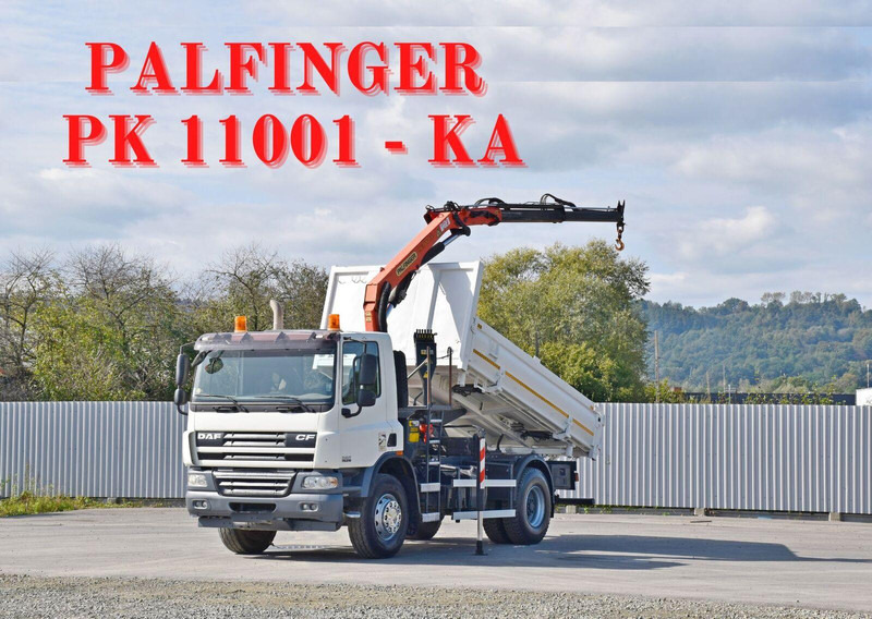 DAF CF 75.310 Kipper 4,30 m* KRAN * TOPZUSTAND - Kallurauto: pilt 1 DAF CF 75.310 Kipper 4,30 m* KRAN * TOPZUSTAND - Kallurauto: pilt 1