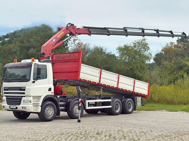 DAF CF 85.380 * HMF 2823 K6 (B3) + FUNK * 8x4 * TOP - Kallurauto, Kraanaga veoauto: pilt 2 DAF CF 85.380 * HMF 2823 K6 (B3) + FUNK * 8x4 * TOP - Kallurauto, Kraanaga veoauto: pilt 2