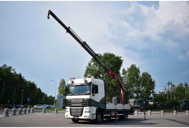 DAF XF 105.410 - Madelveok/ Platvormveok, Kraanaga veoauto: pilt 4 DAF XF 105.410 - Madelveok/ Platvormveok, Kraanaga veoauto: pilt 4
