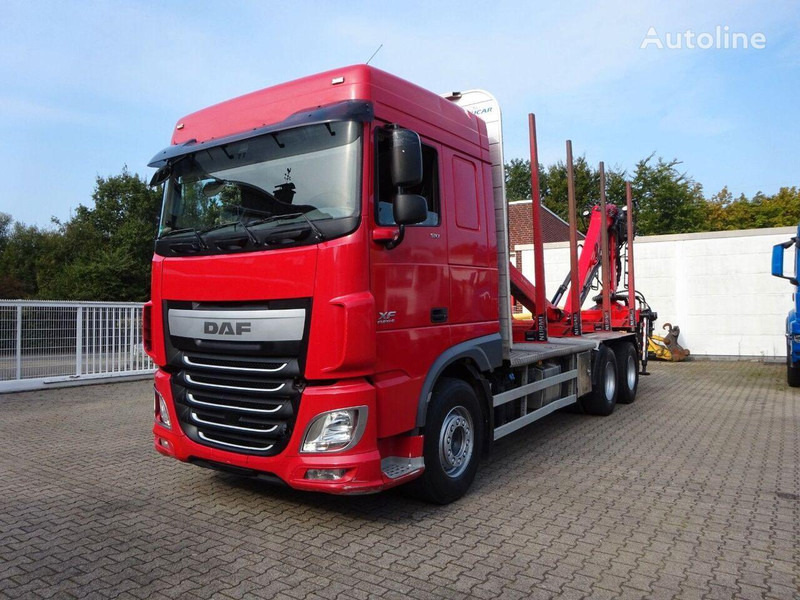 DAF XF 510 6x4 Crane EPSILON M120Z - Metsaveok, Kraanaga veoauto: pilt 2 DAF XF 510 6x4 Crane EPSILON M120Z - Metsaveok, Kraanaga veoauto: pilt 2