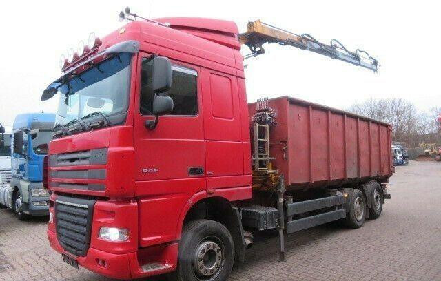 DAF XF105.410 6x2 Container + Crane - Nöörtõstukiga veoauto: pilt 4 DAF XF105.410 6x2 Container + Crane - Nöörtõstukiga veoauto: pilt 4