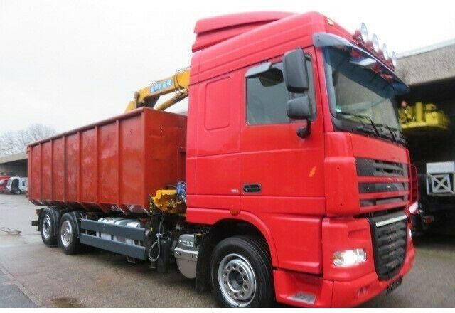 DAF XF105.410 6x2 Container + Crane - Nöörtõstukiga veoauto: pilt 3 DAF XF105.410 6x2 Container + Crane - Nöörtõstukiga veoauto: pilt 3