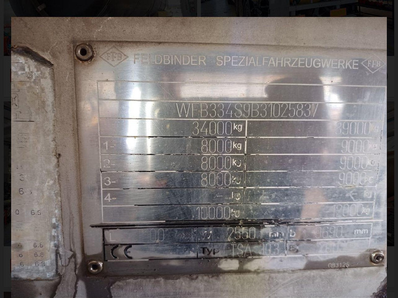 Feldbinder TSA 30.3-1 Kammers bitumen - Tsistern poolhaagis: pilt 5 Feldbinder TSA 30.3-1 Kammers bitumen - Tsistern poolhaagis: pilt 5