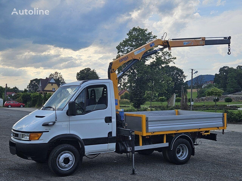 Iveco Daily 65c-15 Flatbed + crane Copma - Madelveok/ Platvormveok, Kraanaga veoauto: pilt 1 Iveco Daily 65c-15 Flatbed + crane Copma - Madelveok/ Platvormveok, Kraanaga veoauto: pilt 1