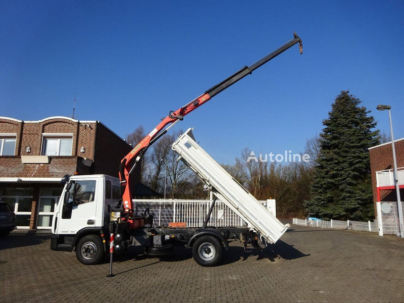 Iveco ML75E18K - 3 way tipper+crane - Kallurauto, Kraanaga veoauto: pilt 2 Iveco ML75E18K - 3 way tipper+crane - Kallurauto, Kraanaga veoauto: pilt 2