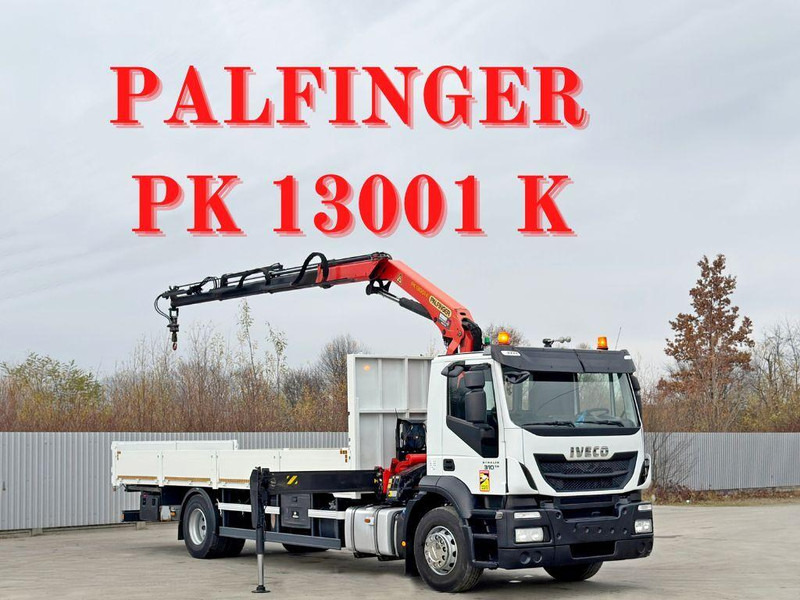 Iveco Stralis 310 PRITSCHE 7,80m +KRAN +FUNK - Madelveok/ Platvormveok, Kraanaga veoauto: pilt 1 Iveco Stralis 310 PRITSCHE 7,80m +KRAN +FUNK - Madelveok/ Platvormveok, Kraanaga veoauto: pilt 1