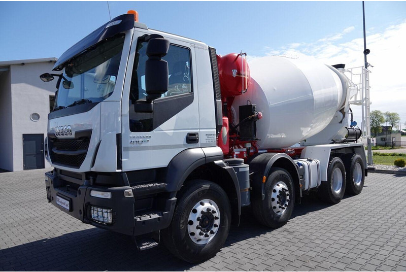 Iveco TRAKKER 410 / 8X4 / BETONOMIESZARKA 9 M3 / PUTZMEISTER / ALUFELG - Autobetoonisegisti: pilt 2 Iveco TRAKKER 410 / 8X4 / BETONOMIESZARKA 9 M3 / PUTZMEISTER / ALUFELG - Autobetoonisegisti: pilt 2