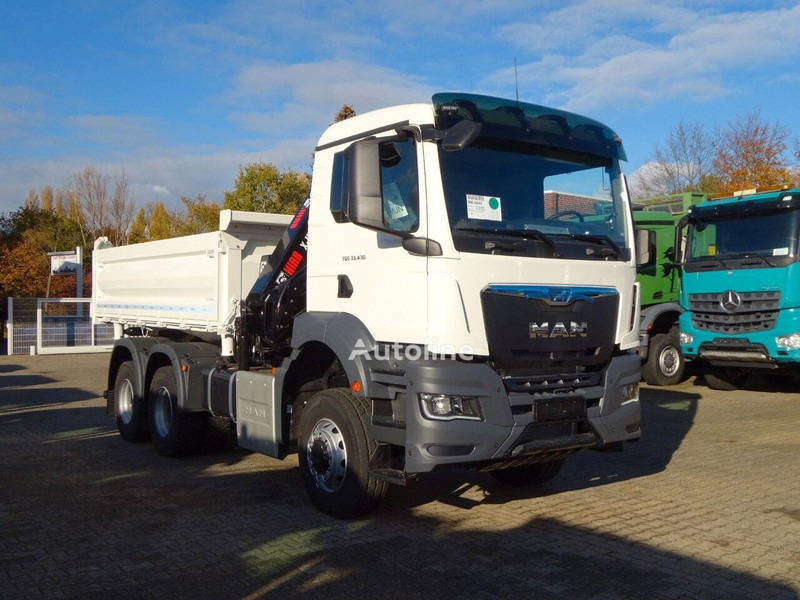 MAN 33.430 - 3 way tipper+crane 6x6 - Kallurauto, Kraanaga veoauto: pilt 2 MAN 33.430 - 3 way tipper+crane 6x6 - Kallurauto, Kraanaga veoauto: pilt 2