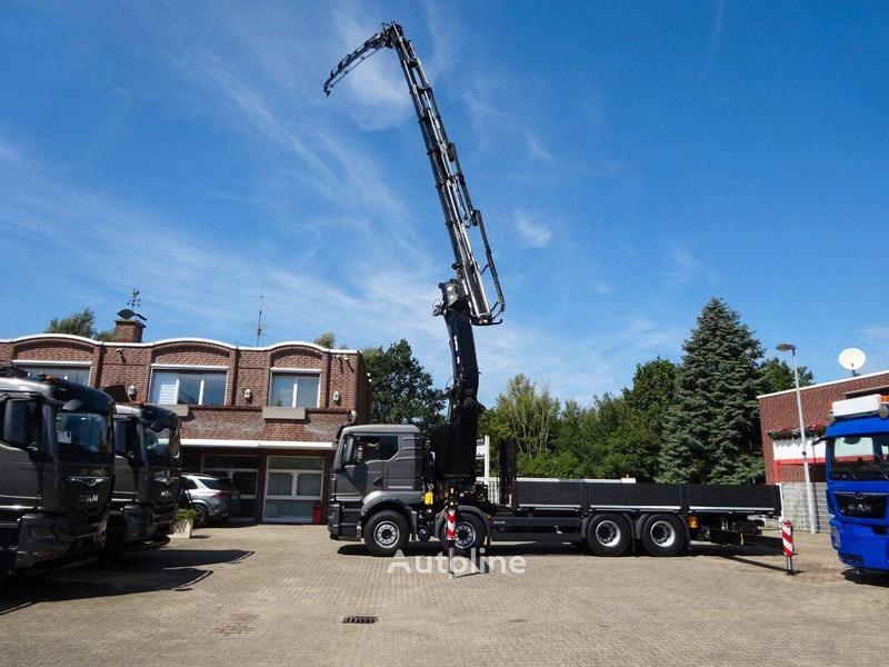 MAN 35.510 - Flatbed+crane - Madelveok/ Platvormveok, Kraanaga veoauto: pilt 1 MAN 35.510 - Flatbed+crane - Madelveok/ Platvormveok, Kraanaga veoauto: pilt 1