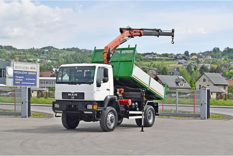 MAN LE 18.280 Kipper 3,70 m + PK 9501 /4x4 - Kallurauto, Kraanaga veoauto: pilt 2 MAN LE 18.280 Kipper 3,70 m + PK 9501 /4x4 - Kallurauto, Kraanaga veoauto: pilt 2