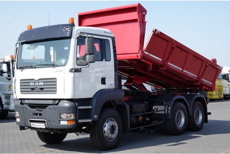 MAN TGA 33.390 / 6X4 / WYWROTKA 2 STRONNA / HYDROBURTA / MANUAL / SP - Kallurauto: pilt 1 MAN TGA 33.390 / 6X4 / WYWROTKA 2 STRONNA / HYDROBURTA / MANUAL / SP - Kallurauto: pilt 1