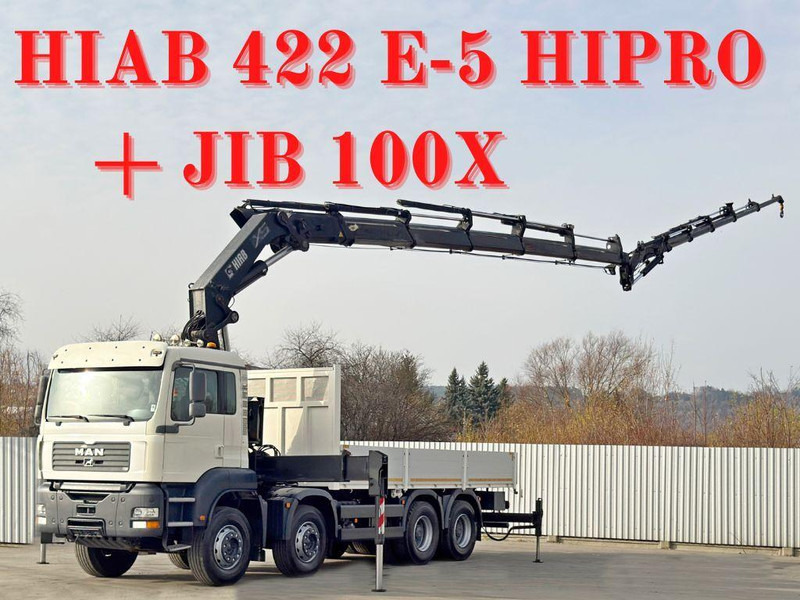 MAN TGA 35.430 * HIAB 422 E - 5 HIPRO + JIB 100X - Madelveok/ Platvormveok, Kraanaga veoauto: pilt 1 MAN TGA 35.430 * HIAB 422 E - 5 HIPRO + JIB 100X - Madelveok/ Platvormveok, Kraanaga veoauto: pilt 1