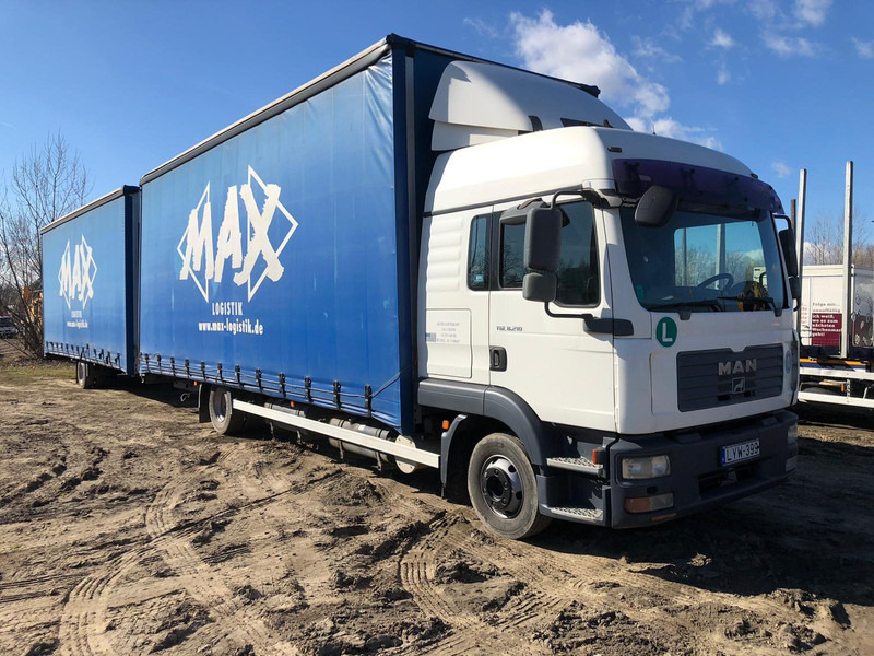 MAN TGL 8.210 Pritsche - TOP ZUSTAND - Tent veoauto: pilt 1 MAN TGL 8.210 Pritsche - TOP ZUSTAND - Tent veoauto: pilt 1