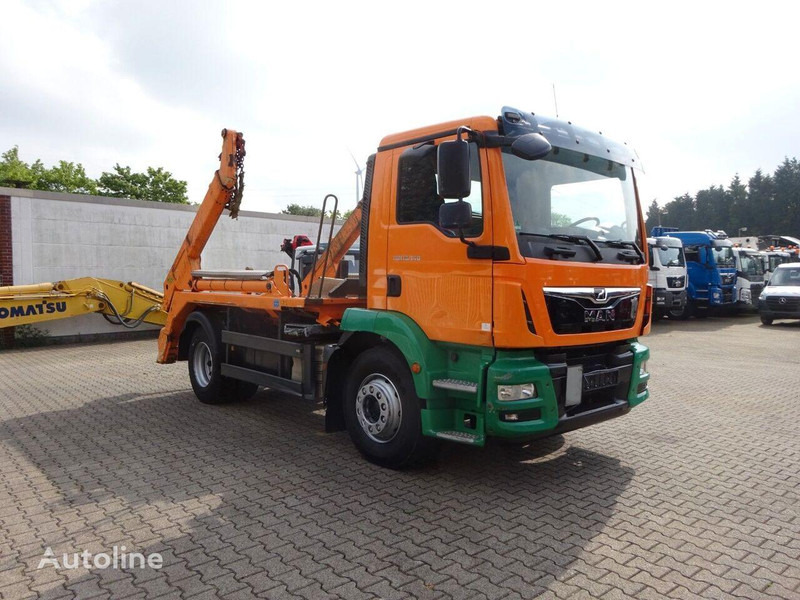 MAN TGM 18.340 Meiller AK12 MT Skip Loader - Nöörtõstukiga veoauto: pilt 2 MAN TGM 18.340 Meiller AK12 MT Skip Loader - Nöörtõstukiga veoauto: pilt 2