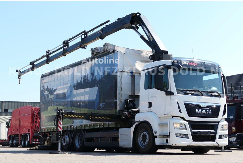 MAN TGS 22.440 - Curtain side+crane 6x2 - Tent veoauto: pilt 2 MAN TGS 22.440 - Curtain side+crane 6x2 - Tent veoauto: pilt 2
