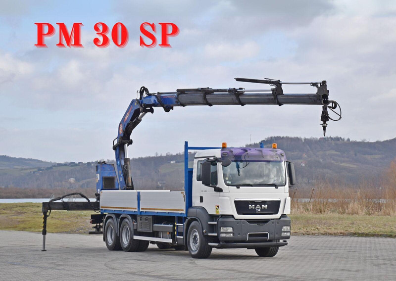 MAN TGS 26.360 - Madelveok/ Platvormveok, Kraanaga veoauto: pilt 1 MAN TGS 26.360 - Madelveok/ Platvormveok, Kraanaga veoauto: pilt 1