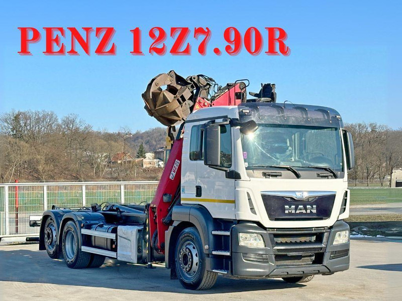 MAN TGS 26.400 Abrollkipper* PENZ 12Z7.90R* TOP - Konkstõstukiga veoauto, Kraanaga veoauto: pilt 1 MAN TGS 26.400 Abrollkipper* PENZ 12Z7.90R* TOP - Konkstõstukiga veoauto, Kraanaga veoauto: pilt 1