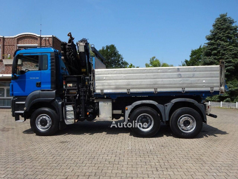 MAN TGS 28.400 - 3 way tipper+crane - Kallurauto, Kraanaga veoauto: pilt 2 MAN TGS 28.400 - 3 way tipper+crane - Kallurauto, Kraanaga veoauto: pilt 2
