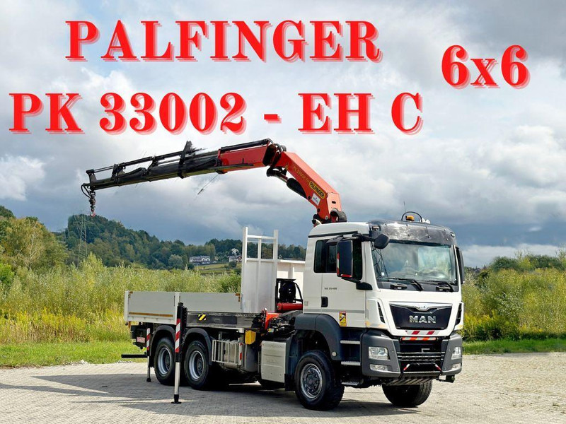 MAN TGS 33.480*KIPPER 5,05m * PK 33002-EH C+FUNK/6x6* 6x6 - Madelveok/ Platvormveok, Kraanaga veoauto: pilt 1 MAN TGS 33.480*KIPPER 5,05m * PK 33002-EH C+FUNK/6x6* 6x6 - Madelveok/ Platvormveok, Kraanaga veoauto: pilt 1