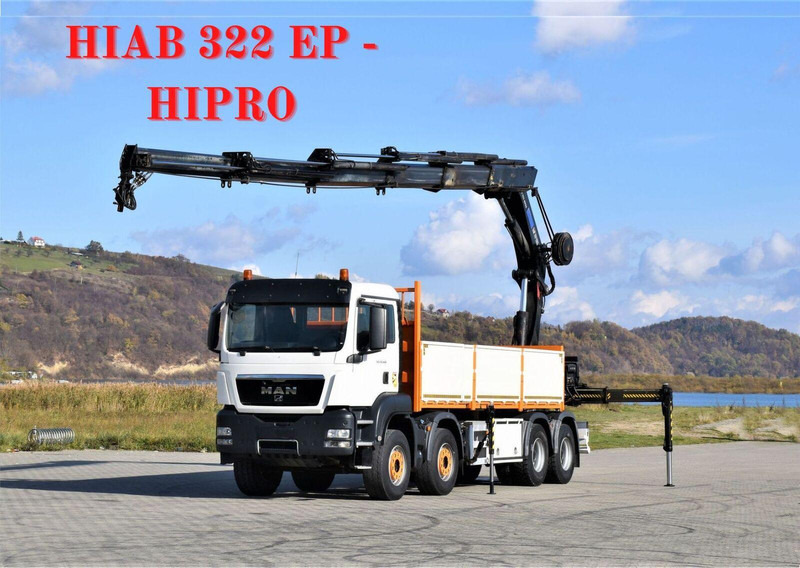 MAN TGS 35.440 * HIAB 322 EP-5HIPRO+FUNK / 8x4! - Madelveok/ Platvormveok, Kraanaga veoauto: pilt 1 MAN TGS 35.440 * HIAB 322 EP-5HIPRO+FUNK / 8x4! - Madelveok/ Platvormveok, Kraanaga veoauto: pilt 1