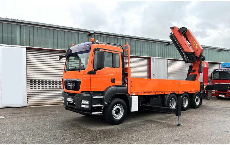 MAN TGS 35.480 8x4 Crane Palfinger PK 50002EH - Madelveok/ Platvormveok, Kraanaga veoauto: pilt 2 MAN TGS 35.480 8x4 Crane Palfinger PK 50002EH - Madelveok/ Platvormveok, Kraanaga veoauto: pilt 2