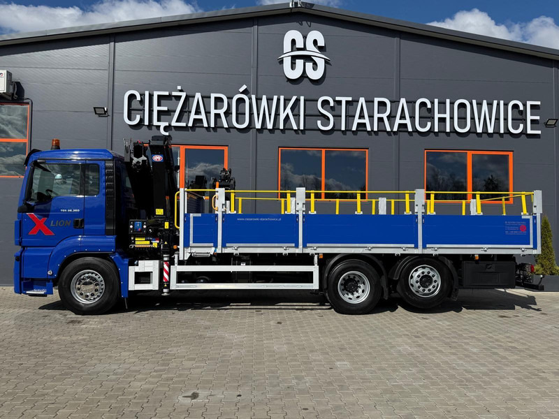 MAN TGS TGX 26.360 / E6 / 143tys km !!! skrzynia + żuraw HMF / manua - Madelveok/ Platvormveok, Kraanaga veoauto: pilt 5 MAN TGS TGX 26.360 / E6 / 143tys km !!! skrzynia + żuraw HMF / manua - Madelveok/ Platvormveok, Kraanaga veoauto: pilt 5