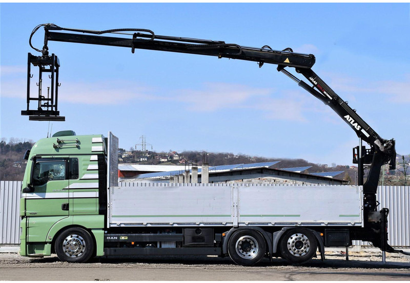 MAN TGX 26.440 Pritsche 6,60 m* ATLAS 125.2V-A12VB - Madelveok/ Platvormveok, Kraanaga veoauto: pilt 5 MAN TGX 26.440 Pritsche 6,60 m* ATLAS 125.2V-A12VB - Madelveok/ Platvormveok, Kraanaga veoauto: pilt 5