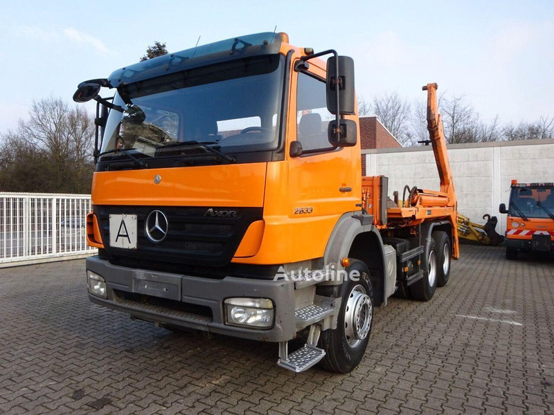 Mercedes-Benz 2633 Axor - Skip loader - Nöörtõstukiga veoauto: pilt 1 Mercedes-Benz 2633 Axor - Skip loader - Nöörtõstukiga veoauto: pilt 1