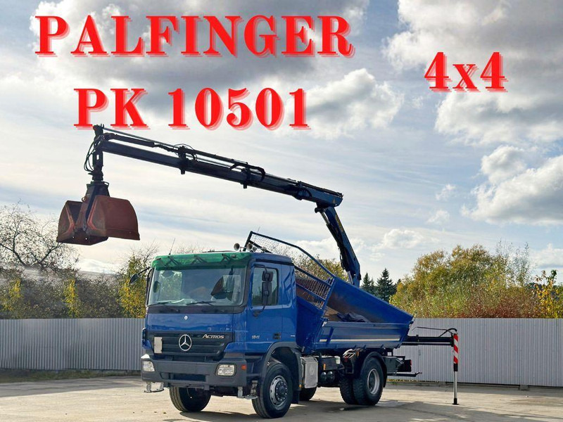 Mercedes-Benz ACTROS 1841 * PK 10501 + FUNK * TOP * 4x4 - Kallurauto, Kraanaga veoauto: pilt 1 Mercedes-Benz ACTROS 1841 * PK 10501 + FUNK * TOP * 4x4 - Kallurauto, Kraanaga veoauto: pilt 1