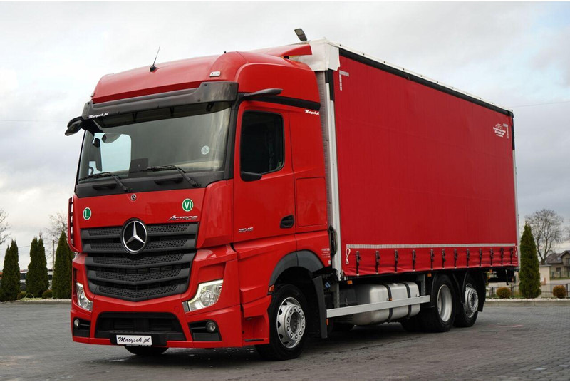 Mercedes-Benz ACTROS / 2545 / SOLÓWKA / 6x2 / I-PARK COOL / BIG SPACE / WIELT - Tent veoauto: pilt 1 Mercedes-Benz ACTROS / 2545 / SOLÓWKA / 6x2 / I-PARK COOL / BIG SPACE / WIELT - Tent veoauto: pilt 1