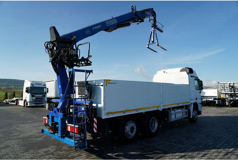 Mercedes-Benz ACTROS 2548 / 6x2 / BURTOWA - 6,5 M / OŚ PODNOSZONA / HDS FASSI - Madelveok/ Platvormveok, Kraanaga veoauto: pilt 4 Mercedes-Benz ACTROS 2548 / 6x2 / BURTOWA - 6,5 M / OŚ PODNOSZONA / HDS FASSI - Madelveok/ Platvormveok, Kraanaga veoauto: pilt 4