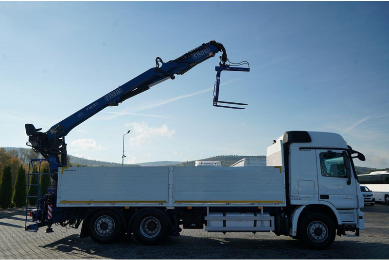 Mercedes-Benz ACTROS 2548 / 6x2 / BURTOWA - 6,5 M / OŚ PODNOSZONA / HDS FASSI - Madelveok/ Platvormveok, Kraanaga veoauto: pilt 5 Mercedes-Benz ACTROS 2548 / 6x2 / BURTOWA - 6,5 M / OŚ PODNOSZONA / HDS FASSI - Madelveok/ Platvormveok, Kraanaga veoauto: pilt 5