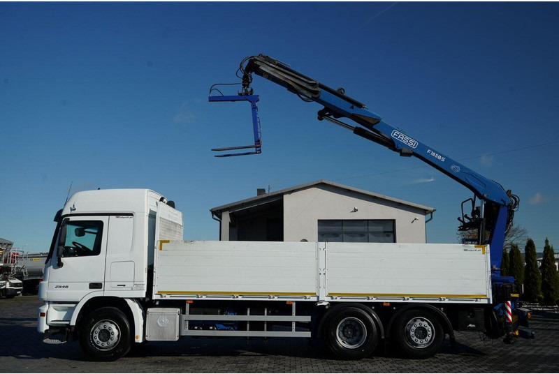 Mercedes-Benz ACTROS 2548 / 6x2 / BURTOWA - 6,5 M / OŚ PODNOSZONA / HDS FASSI - Madelveok/ Platvormveok, Kraanaga veoauto: pilt 2 Mercedes-Benz ACTROS 2548 / 6x2 / BURTOWA - 6,5 M / OŚ PODNOSZONA / HDS FASSI - Madelveok/ Platvormveok, Kraanaga veoauto: pilt 2