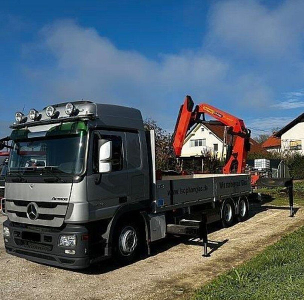 Mercedes-Benz ACTROS 2641 6x2 Crane PALFINGER PK 36002 - Madelveok/ Platvormveok, Kraanaga veoauto: pilt 1 Mercedes-Benz ACTROS 2641 6x2 Crane PALFINGER PK 36002 - Madelveok/ Platvormveok, Kraanaga veoauto: pilt 1