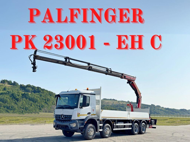 Mercedes-Benz ACTROS 3240 * PK 23001 - EH C+ FUNK / 8x4 * TOP - Madelveok/ Platvormveok, Kraanaga veoauto: pilt 1 Mercedes-Benz ACTROS 3240 * PK 23001 - EH C+ FUNK / 8x4 * TOP - Madelveok/ Platvormveok, Kraanaga veoauto: pilt 1