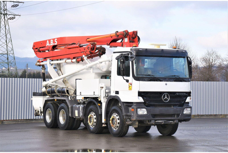 Mercedes-Benz ACTROS 3241* Betonpumpe 21m *8x4 * Top Zustand - Betoonipump: pilt 1 Mercedes-Benz ACTROS 3241* Betonpumpe 21m *8x4 * Top Zustand - Betoonipump: pilt 1