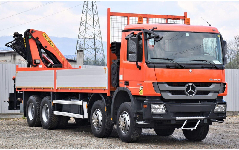 Mercedes-Benz ACTROS 3241 - Madelveok/ Platvormveok, Kraanaga veoauto: pilt 3 Mercedes-Benz ACTROS 3241 - Madelveok/ Platvormveok, Kraanaga veoauto: pilt 3