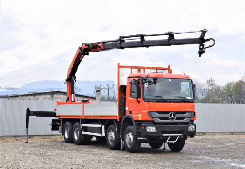 Mercedes-Benz ACTROS 3241 - Madelveok/ Platvormveok, Kraanaga veoauto: pilt 1 Mercedes-Benz ACTROS 3241 - Madelveok/ Platvormveok, Kraanaga veoauto: pilt 1
