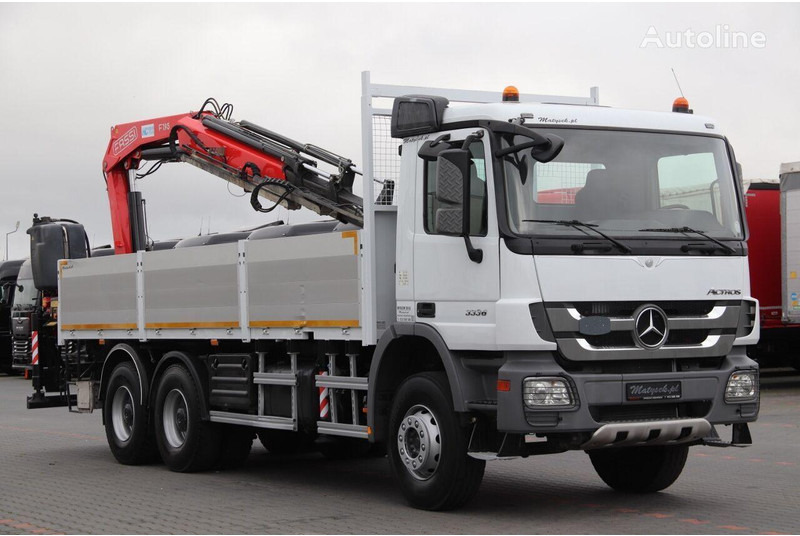Mercedes-Benz ACTROS 3336 - Madelveok/ Platvormveok, Kraanaga veoauto: pilt 3 Mercedes-Benz ACTROS 3336 - Madelveok/ Platvormveok, Kraanaga veoauto: pilt 3