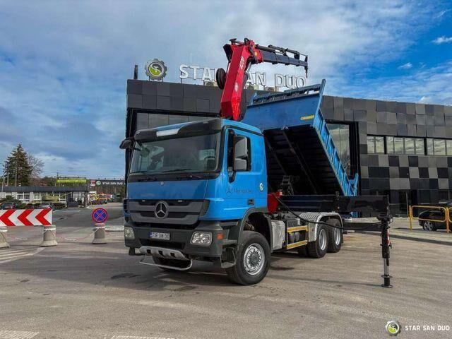 Mercedes-Benz ACTROS 3341 6x6 HMF 4220 K4 CRANE KIPPER - Kallurauto, Kraanaga veoauto: pilt 5 Mercedes-Benz ACTROS 3341 6x6 HMF 4220 K4 CRANE KIPPER - Kallurauto, Kraanaga veoauto: pilt 5