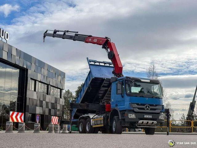 Mercedes-Benz ACTROS 3341 6x6 HMF 4220 K4 CRANE KIPPER - Kallurauto, Kraanaga veoauto: pilt 3 Mercedes-Benz ACTROS 3341 6x6 HMF 4220 K4 CRANE KIPPER - Kallurauto, Kraanaga veoauto: pilt 3