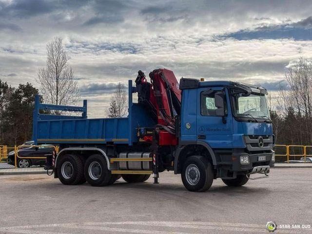 Mercedes-Benz ACTROS 3341 6x6 HMF 4220 K4 CRANE KIPPER - Kallurauto, Kraanaga veoauto: pilt 4 Mercedes-Benz ACTROS 3341 6x6 HMF 4220 K4 CRANE KIPPER - Kallurauto, Kraanaga veoauto: pilt 4