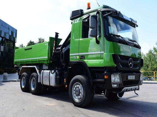 Mercedes-Benz ACTROS 3346 6x6 HIAB 244EP-4 Crane Kipper - Kallurauto, Kraanaga veoauto: pilt 4 Mercedes-Benz ACTROS 3346 6x6 HIAB 244EP-4 Crane Kipper - Kallurauto, Kraanaga veoauto: pilt 4