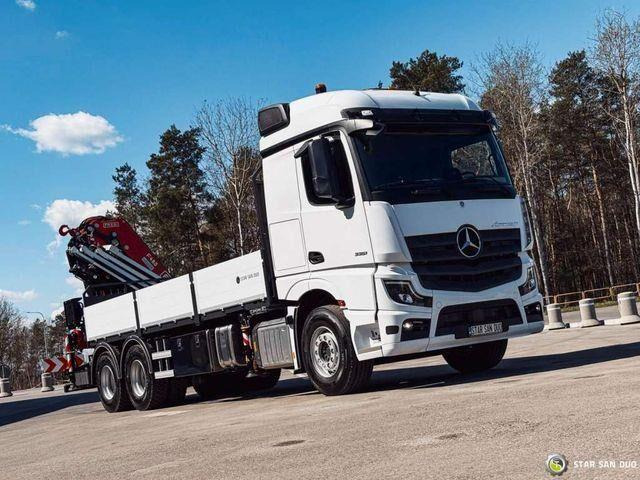 Mercedes-Benz ACTROS 3351 NEW 6x4 Fassi F485 Crane - Madelveok/ Platvormveok, Kraanaga veoauto: pilt 2 Mercedes-Benz ACTROS 3351 NEW 6x4 Fassi F485 Crane - Madelveok/ Platvormveok, Kraanaga veoauto: pilt 2