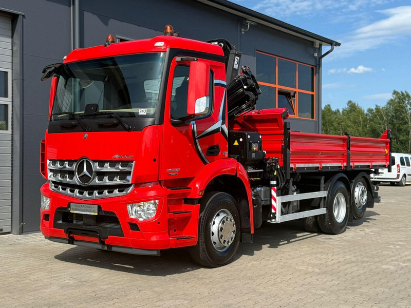 Mercedes-Benz AROCS 2532 // E6 // wywrotka 3-Stronna + HIAB HIDUO 158 B-2 // 6 - Kallurauto, Kraanaga veoauto: pilt 4 Mercedes-Benz AROCS 2532 // E6 // wywrotka 3-Stronna + HIAB HIDUO 158 B-2 // 6 - Kallurauto, Kraanaga veoauto: pilt 4