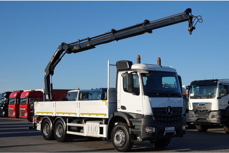 Mercedes-Benz AROCS 2633 / 6x4 / SKRZYNIOWY - 6,5 M / HDS HIAB 188 b-3 wysów: - Madelveok/ Platvormveok, Kraanaga veoauto: pilt 5 Mercedes-Benz AROCS 2633 / 6x4 / SKRZYNIOWY - 6,5 M / HDS HIAB 188 b-3 wysów: - Madelveok/ Platvormveok, Kraanaga veoauto: pilt 5